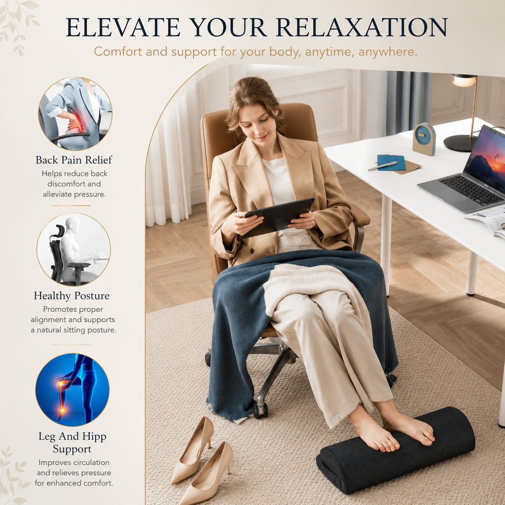 Memory Foam Ergonomic Foot Rest