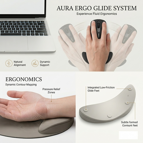 Aura Ergo Gliding Wrist Support