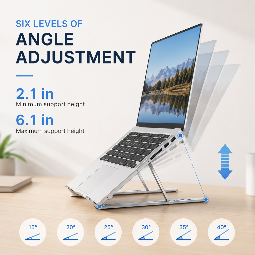 Adjustable Laptop Stand | Aluminium