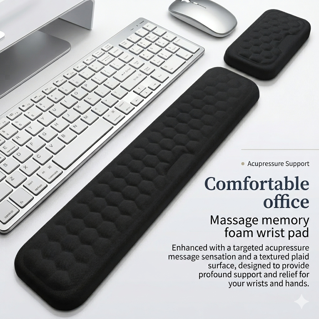 Ergonomic Memory Foam Wrist Pad