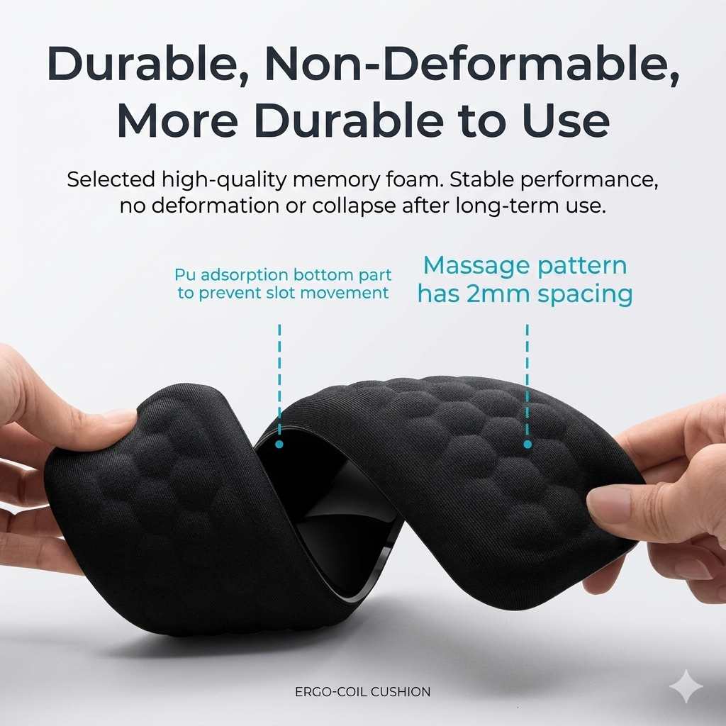 Ergonomic Memory Foam Wrist Pad