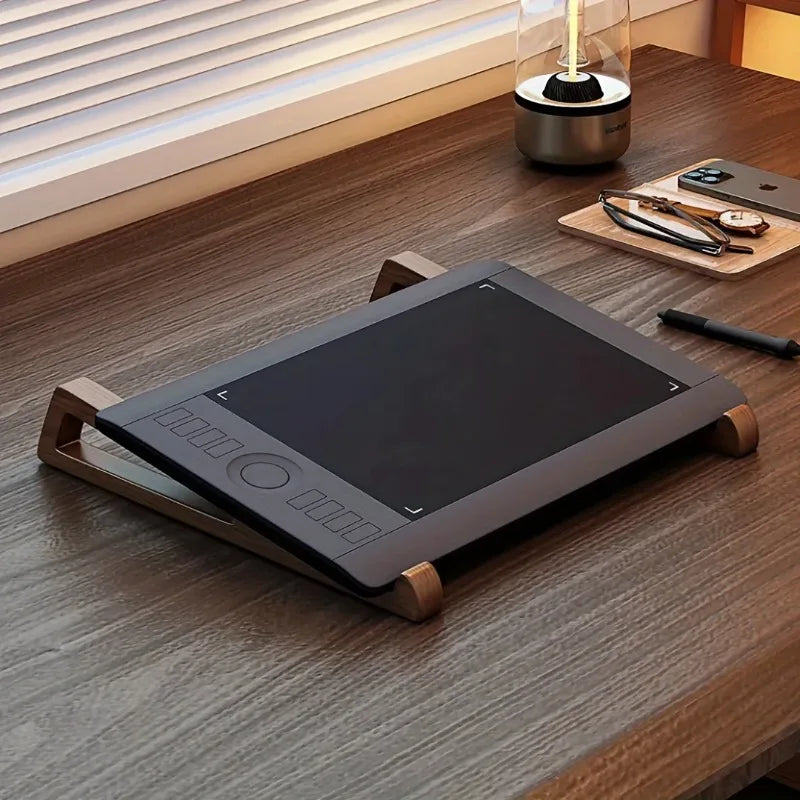 Ergonomic Wood Laptop Stand